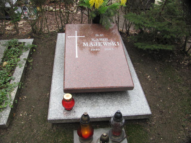 Grób KAROL MAJEWSKI