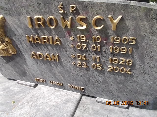 Grób HELENA IROWSKA