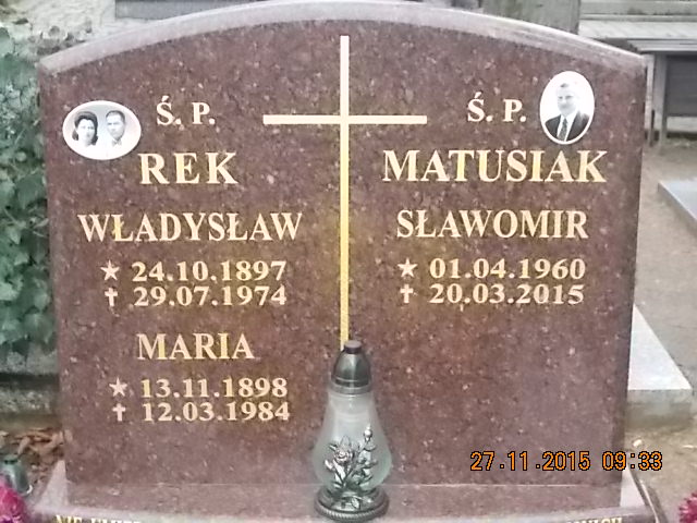 Grób SŁAWOMIR MATUSIAK