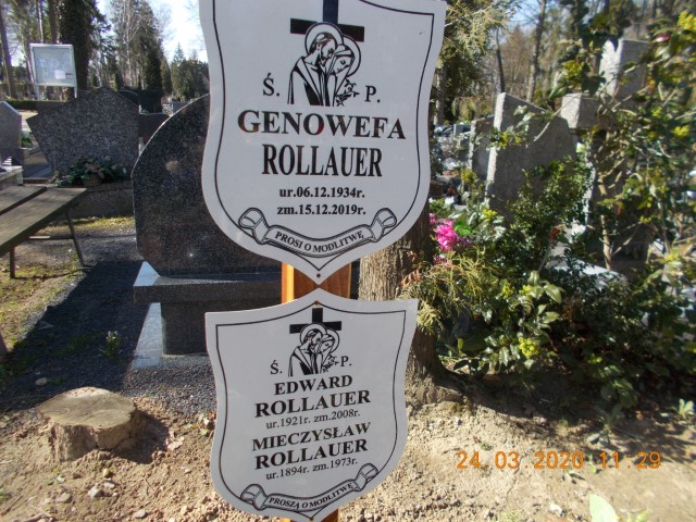 Genowefa ROLLAUER 1934 Bolesławiec zakład gosp kom - Grobonet - Wyszukiwarka osób pochowanych