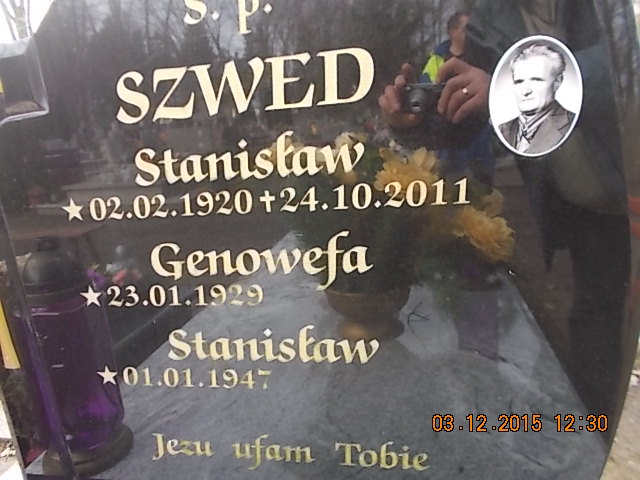 Stanisław SZWED 1920 Bolesławiec zakład gosp kom - Grobonet - Wyszukiwarka osób pochowanych