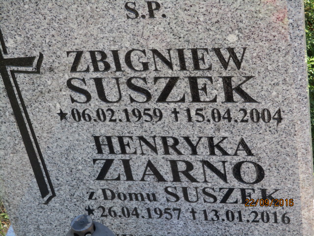 Zbigniew SUSZEK 1959 Bolesławiec zakład gosp kom - Grobonet - Wyszukiwarka osób pochowanych