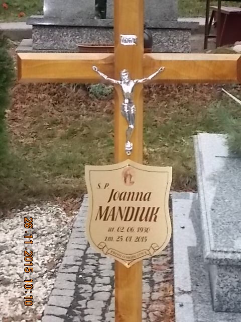 Grób PIOTR MANDIUK