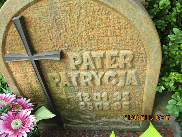 Patrycja PATER 1995 Bolesławiec zakład gosp kom - Grobonet - Wyszukiwarka osób pochowanych