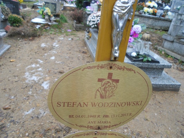 Stefan WODZINOWSKI 1948 Bolesławiec zakład gosp kom - Grobonet - Wyszukiwarka osób pochowanych