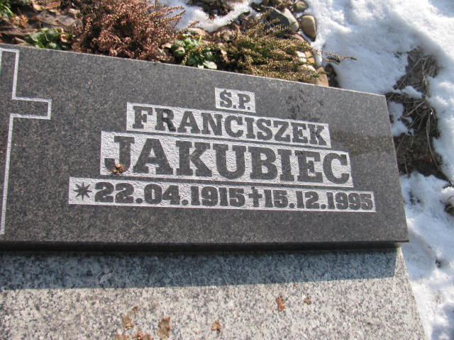 Franciszek JAKUBIEC 1915 Bolesławiec zakład gosp kom - Grobonet - Wyszukiwarka osób pochowanych