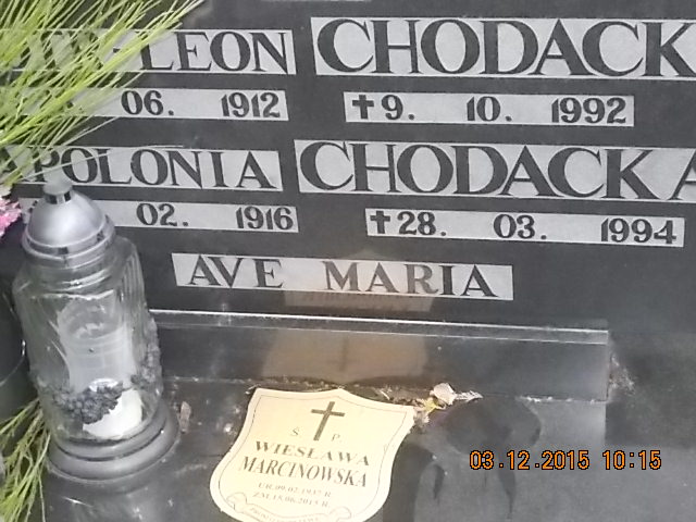 Grób WŁADYSŁAW MARCINOWSKI