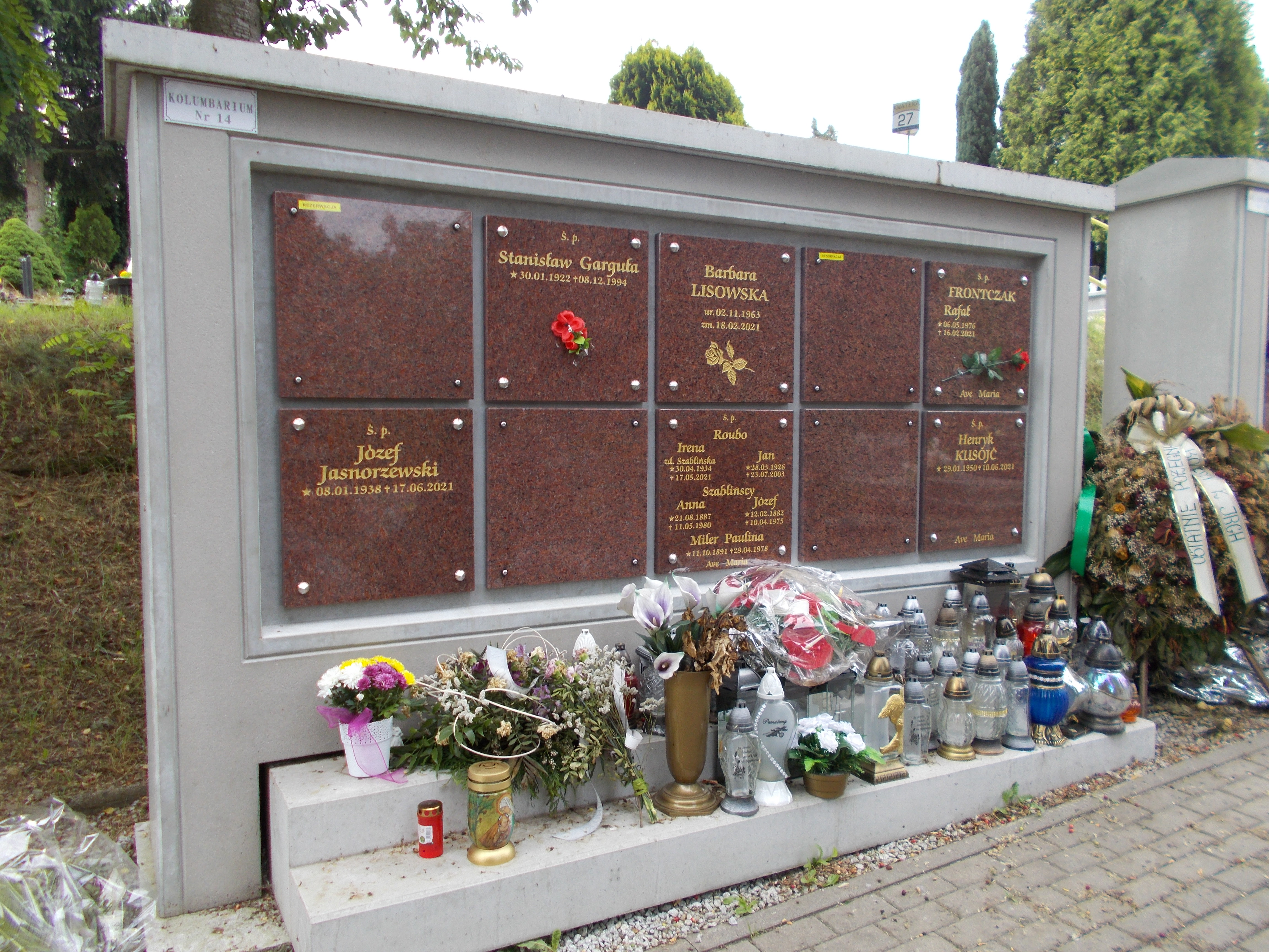 BOŻNA LISOWSKA  1963 Bolesławiec zakład gosp kom - Grobonet - Wyszukiwarka osób pochowanych