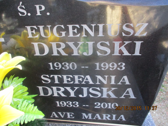 Eugeniusz DRYJSKI 1930 Bolesławiec zakład gosp kom - Grobonet - Wyszukiwarka osób pochowanych