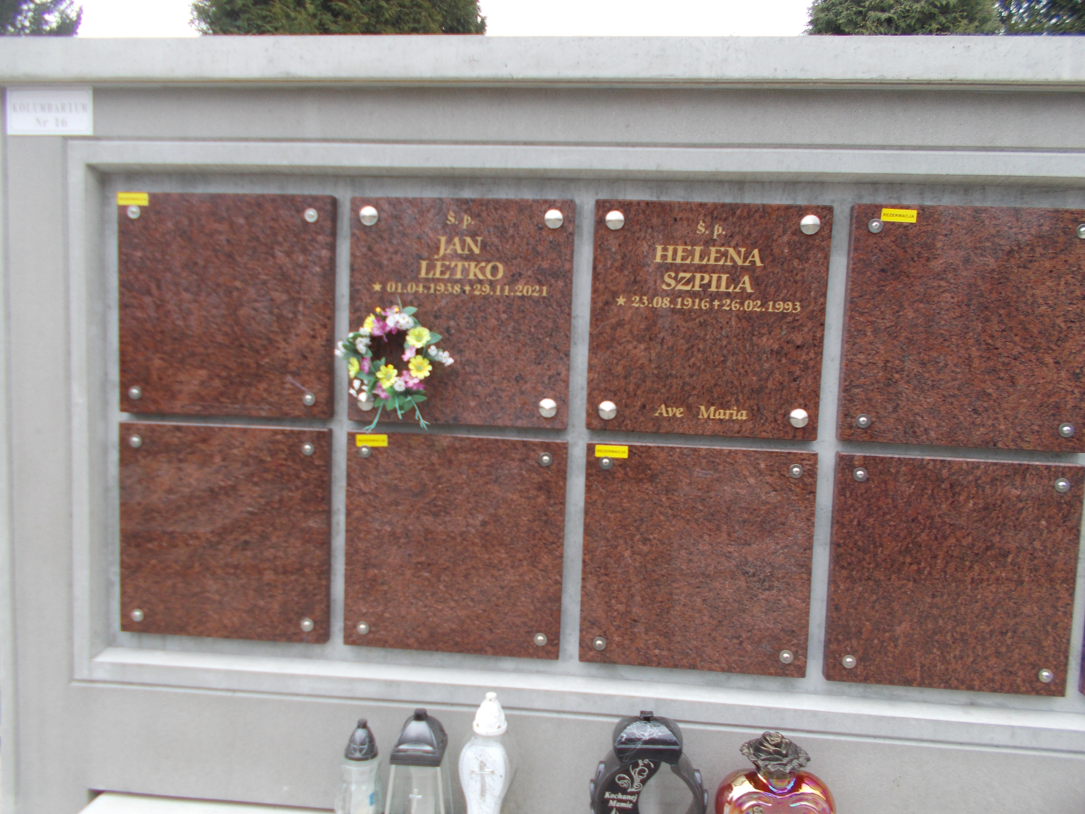 Jan LETKO 1938 Bolesławiec zakład gosp kom - Grobonet - Wyszukiwarka osób pochowanych