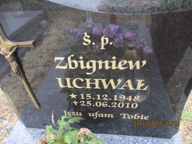 Zbigniew UCHWAŁ 1948 Bolesławiec zakład gosp kom - Grobonet - Wyszukiwarka osób pochowanych