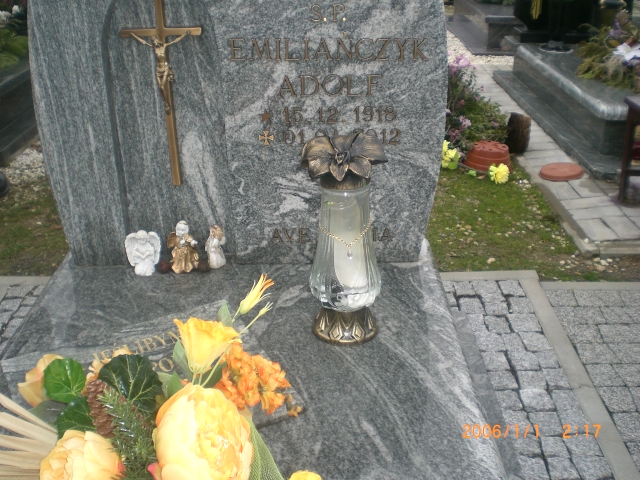 Grób ADOLF EMILIAŃCZYK