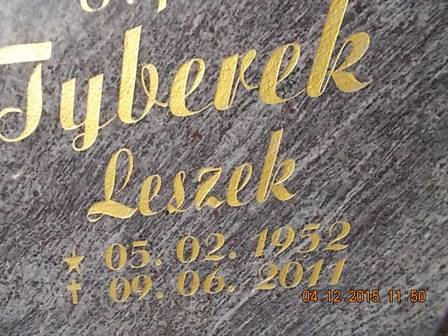 Leszek TYBEREK 1952 Bolesławiec zakład gosp kom - Grobonet - Wyszukiwarka osób pochowanych