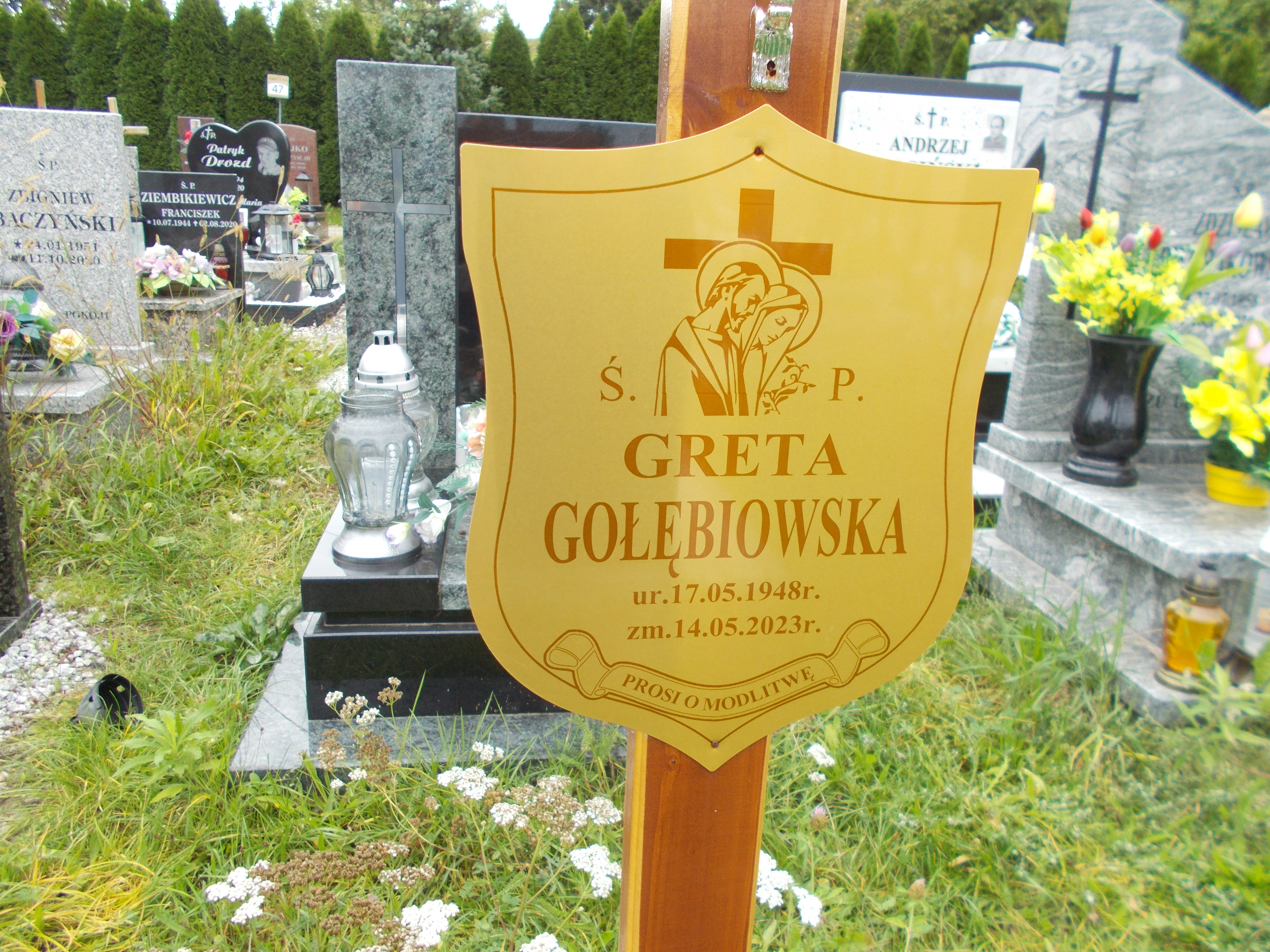 Grób GRETA GOŁĘBIOWSKA