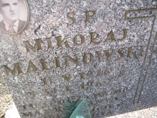 Mikołaj MALINOWSKI 1916 Bolesławiec zakład gosp kom - Grobonet - Wyszukiwarka osób pochowanych